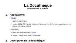 Descriptif Docutheque